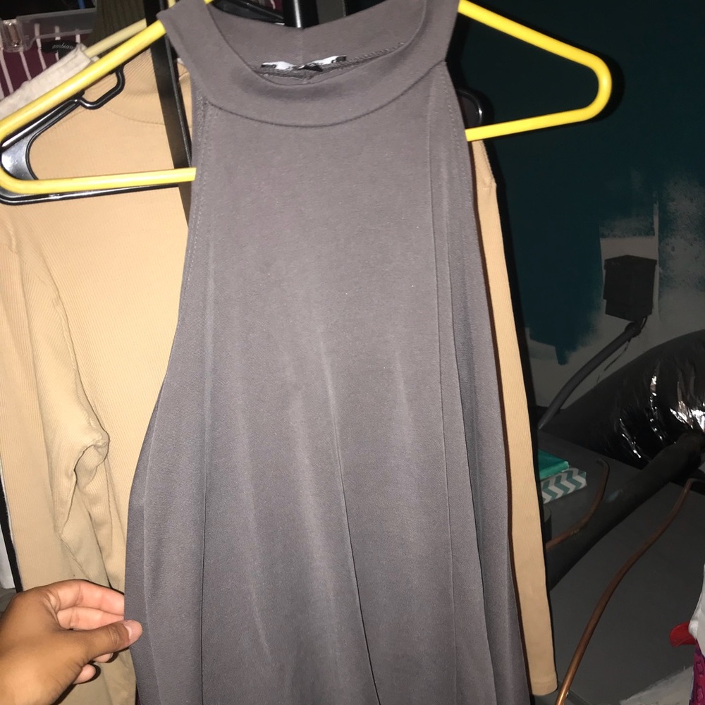 Grey Turtle neck dress